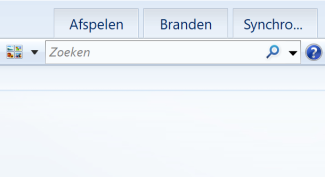 Afspelen, branden en synchroniseren in huidige afspeellijst